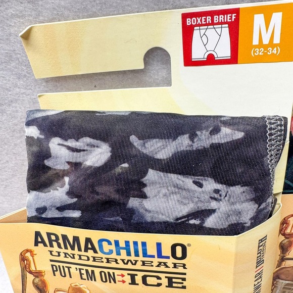 Duluth Trading Armachillo Boxer Briefs Men Medium Cooling Wicking 2 Pair Lot NWT - Picture 3 of 8